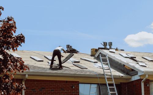 New roof installation
